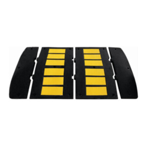 Schake Bodenschwelle 900 x 250 x 50 mm, Endstück ohne Zapfen