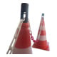 Schake Chaîne de barrière rouge/blanc, plastique 6 mm, 25 m-3