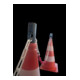 Schake Chaîne de barrière rouge/blanc, plastique 6 mm, 25 m-3
