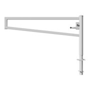 Schake Drehbare Wegesperre + selbsteinrastender Verriegelung 2,00m + Dreikantverschluß Drehpfosten: Ø 102mm, Schrankenarm: 60x40mm, zum Einbetonieren,-5