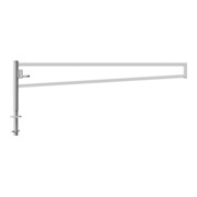 Schake Drehbare Wegesperre + selbsteinrastender Verriegelung 3,50m + Dreikantverschluß Drehpfosten: Ø 102mm, Schrankenarm: 60x40mm, zum Einbetonieren,-2