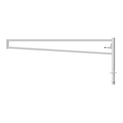 Schake Drehbare Wegesperre + selbsteinrastender Verriegelung 3,50m für Vorhangschloss Drehpfosten: Ø 102mm, Schrankenarm: 60x40mm, zum Einbetonieren,-5