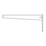 Schake Drehbare Wegesperre + selbsteinrastender Verriegelung 3,50m + Profilzylinder Drehpfosten: Ø 102mm, Schrankenarm: 60x40mm, zum Einbetonieren, feuerverzinkt-2