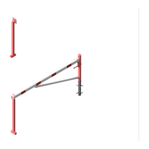 Schake Drehschranke 3,00m, für Vorhangschloss