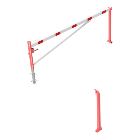 Schake Drehschranke 3,50m + Dreikantverschluss