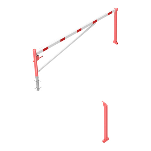 Schake Drehschranke 3,50m + Profilzylinderschloss