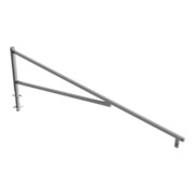 Schake Drehschranke 4,00m + Profilzylinder Drehpfosten: Ø 102mm, Schrankenarm: 60x40mm inkl. 2 Auflagepfosten, zum Einbetonieren, feuerverzinkt-4