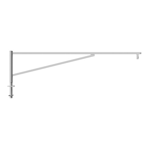 Schake Drehschranke 4,00m + Profilzylinder Drehpfosten: Ø 102mm, Schrankenarm: 60x40mm inkl. 2 Auflagepfosten, zum Einbetonieren, feuerverzinkt