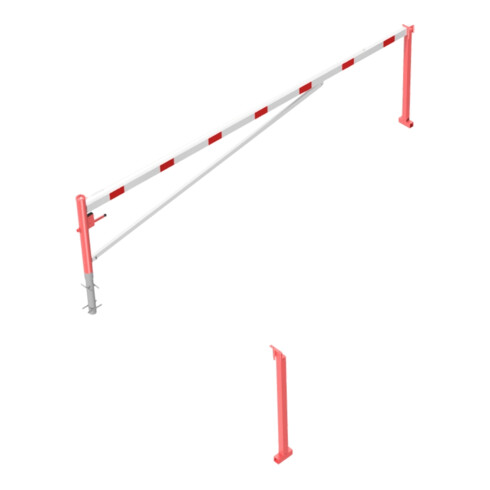 Schake Drehschranke 5,00m + Profilzylinderschloss