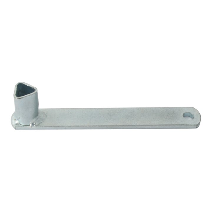 Set Schake Wegeschranken 4m + Dreikantschlssel M 12 + Satz Bodenhlse