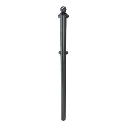 Schake Eckpfosten für Schutzgeländer Ø60mm + Alu, Kugelkopf für Ober- und Knieholm,