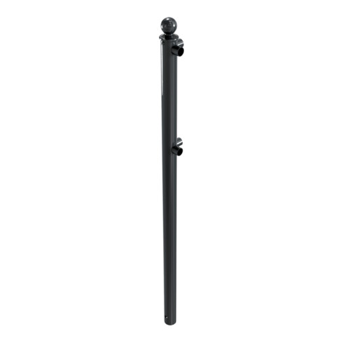 Schake Eckpfosten für Schutzgeländer Ø60mm + Alu, Kugelkopf für Ober- und Knieholm,