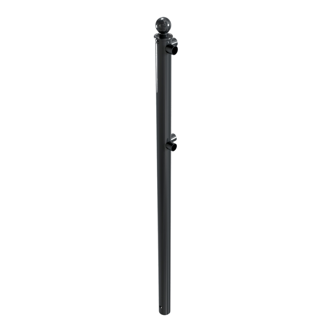 Schake Eckpfosten für Schutzgeländer Ø60mm + Alu, Kugelkopf für Ober- und Knieholm,