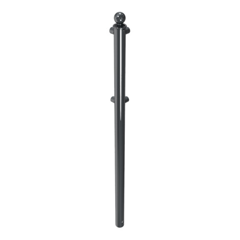 Schake Eckpfosten für Schutzgeländer Ø60mm + Alu, Kugelkopf für Ober- und Knieholm,