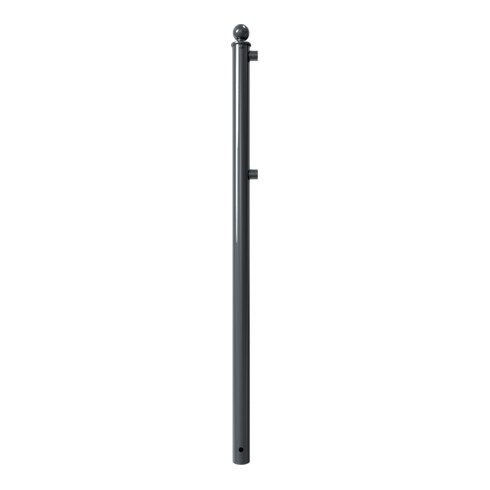 Schake Eckpfosten für Schutzgeländer Ø60mm + Alu, Kugelkopf für Ober- und Knieholm,