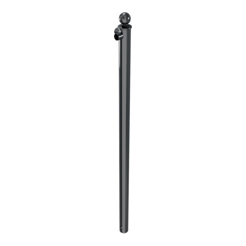 Schake Eckpfosten für Schutzgeländer Ø60mm + Alu, Kugelkopf Gesamtlänge 1500mm, für Oberholm,