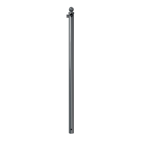 Schake Eckpfosten für Schutzgeländer Ø60mm + Alu, Kugelkopf Gesamtlänge 1500mm, für Oberholm,