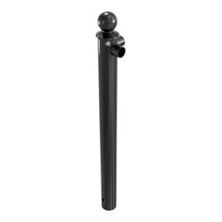 Schake Eckpfosten für Schutzgeländer Ø60mm + Alu, Kugelkopf Gesamtlänge 800mm, für Oberholm, beschichtet,