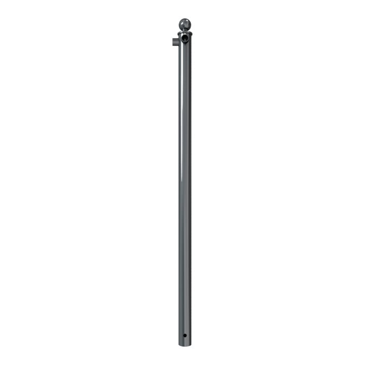 Schake Eckpfosten für Schutzgeländer Ø60mm + Alu, Kugelkopf Gesamtlänge 1500mm, für Oberholm,