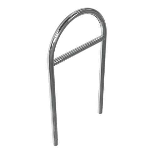 Schake Edelstahl, Rundbügel Ø48 mm + Querholm Länge: 650mm, Höhe: 1200mm