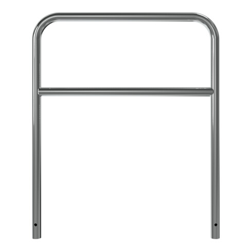 Schake Edelstahlbügel Ø48 mm + Querholm Länge: 1000 mm, Höhe: 1200 mm