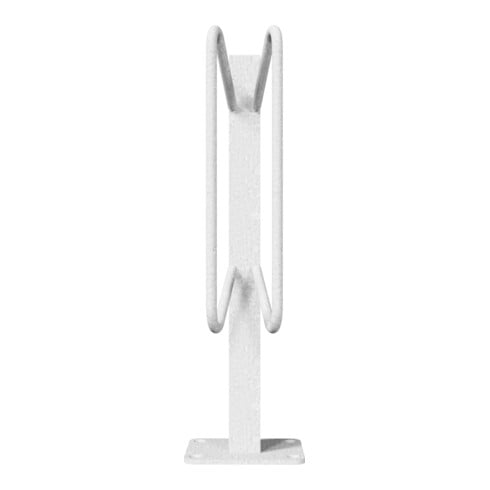 Schake Einzelparker zum Aufdübeln, Haltebügel aus 12 mm Rundstahl, Standrohr 40x40 mm, Höhe 500 mm Überflur