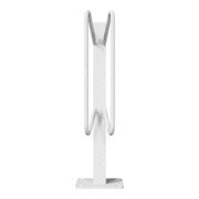 Schake Einzelparker zum Aufdübeln, Haltebügel aus 12 mm Rundstahl, Standrohr 40x40 mm, Höhe 500 mm Überflur-2