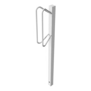 Schake Einzelparker zum Einbetonieren, verzinkt Haltebügel 12 mm Rundstahl, Standrohr 40x40 mm, Höhe 500 mm Überflur-4