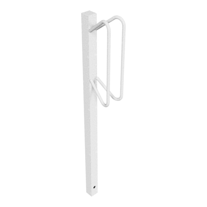 Schake Einzelparker zum Einbetonieren, verzinkt Haltebügel 12 mm Rundstahl, Standrohr 40x40 mm, Höhe 500 mm Überflur