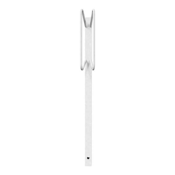 Schake Einzelparker zum Einbetonieren, verzinkt Haltebügel 12 mm Rundstahl, Standrohr 40x40 mm, Höhe 500 mm Überflur