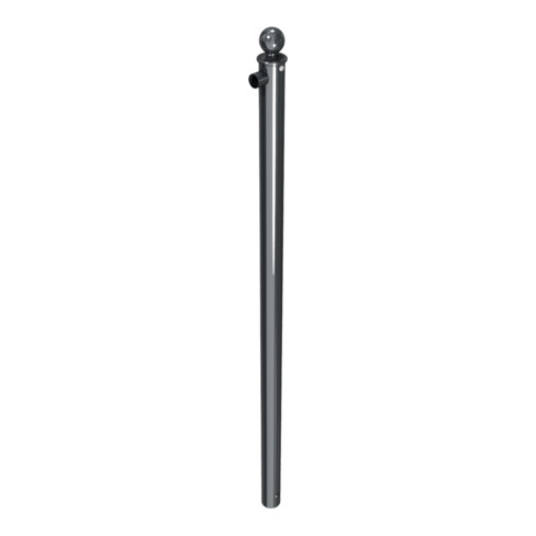 Schake Endpfosten für Schutzgeländer Ø60mm + Alu, Kugelkopf Gesamtlänge 1500mm, für Oberholm,