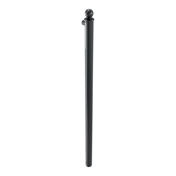 Schake Endpfosten für Schutzgeländer Ø60mm + Alu, Kugelkopf Gesamtlänge 1500mm, für Oberholm,
