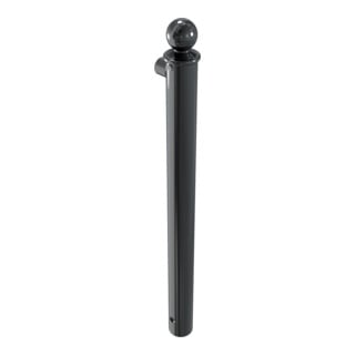 Schake Endpfosten für Schutzgeländer Ø60mm + Alu, Kugelkopf Gesamtlänge 800mm, für Oberholm,