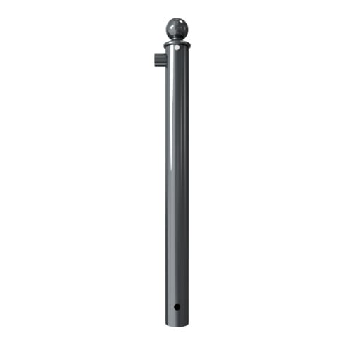 Schake Endpfosten für Schutzgeländer Ø60mm + Alu, Kugelkopf Gesamtlänge 800mm, für Oberholm,