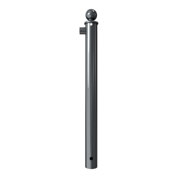 Schake Endpfosten für Schutzgeländer Ø60mm + Alu, Kugelkopf Gesamtlänge 800mm, für Oberholm,
