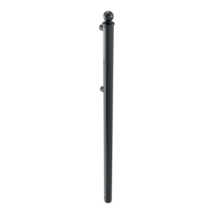 Schake Endpfosten für Schutzgeländer Ø60mm + Alu, Kugelkopf für Ober- und Knieholm,