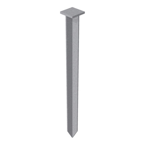Schake Erdnagel, 25 mm x 25 mm mit angeschweißtem Kopf zum Einschlagen, 450 mm lang