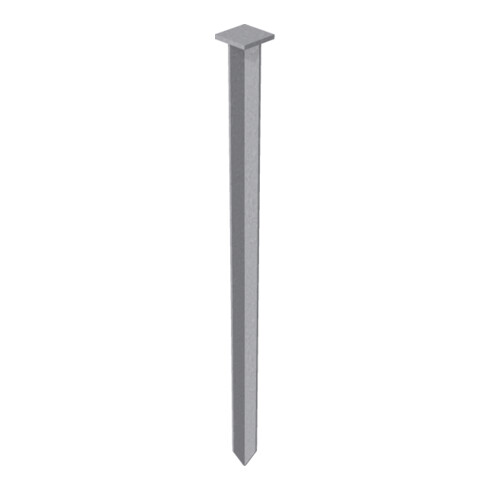 Schake Erdnagel, 25 mm x 25 mm mit angeschweißtem Kopf zum Einschlagen, 650 mm lang