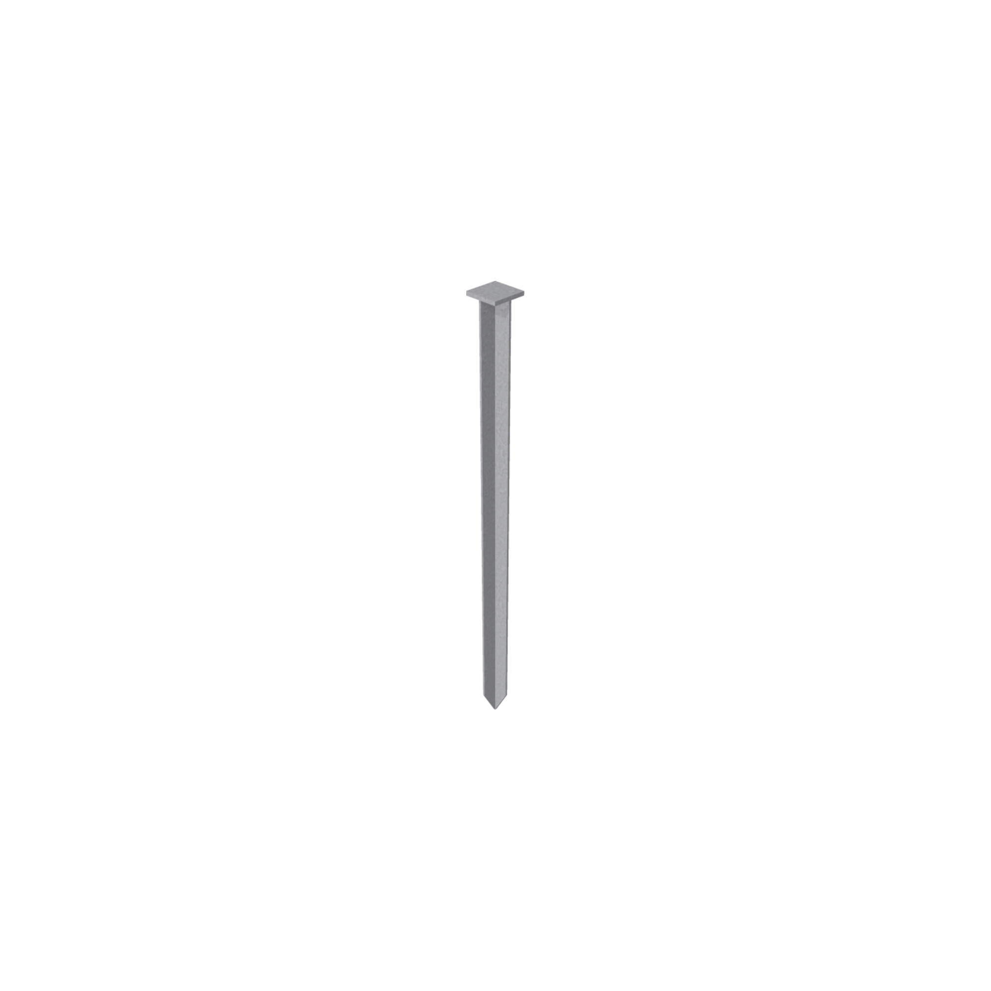 Schake Erdnagel, 25 mm x 25 mm mit angeschweißtem Kopf zum Einschlagen, 650 mm lang