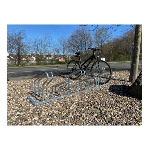 Schake Fahrradständer, Radeinstellung einseitig für 4 Fahrräder