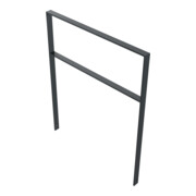 Schake Flachstahlbügel 50x12mm Breite: 1000mm, Höhe:1200 mm + Querholm, beschichtet-2