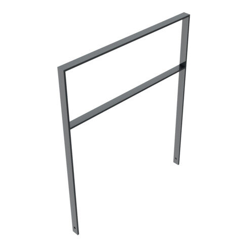 Schake Flachstahlbügel 50x12mm Breite: 1000mm, Höhe:1200 mm + Querholm, beschichtet
