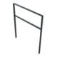 Schake Flachstahlbügel 50x12mm Breite: 1000mm, Höhe:1200 mm + Querholm, beschichtet