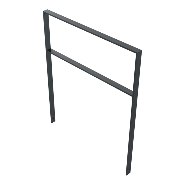 Schake Flachstahlbügel 50x12mm Breite: 1000mm, Höhe:1200 mm + Querholm, beschichtet