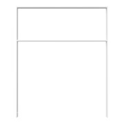 Schake Flachstahlbügel 50x12mm Breite: 1000mm, Höhe:1200 mm + Querholm, feuerverzinkt-5