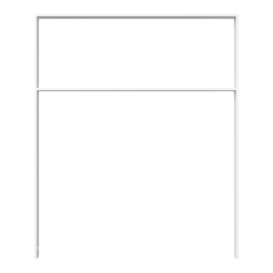Schake Flachstahlbügel 50x12mm Breite: 1000mm, Höhe:1200 mm + Querholm, feuerverzinkt