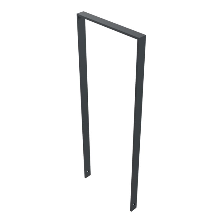 Schake Flachstahlbügel 50x12mm, Breite: 450mm Gesamthöhe:1200 mm ohne Querholm, beschichtet