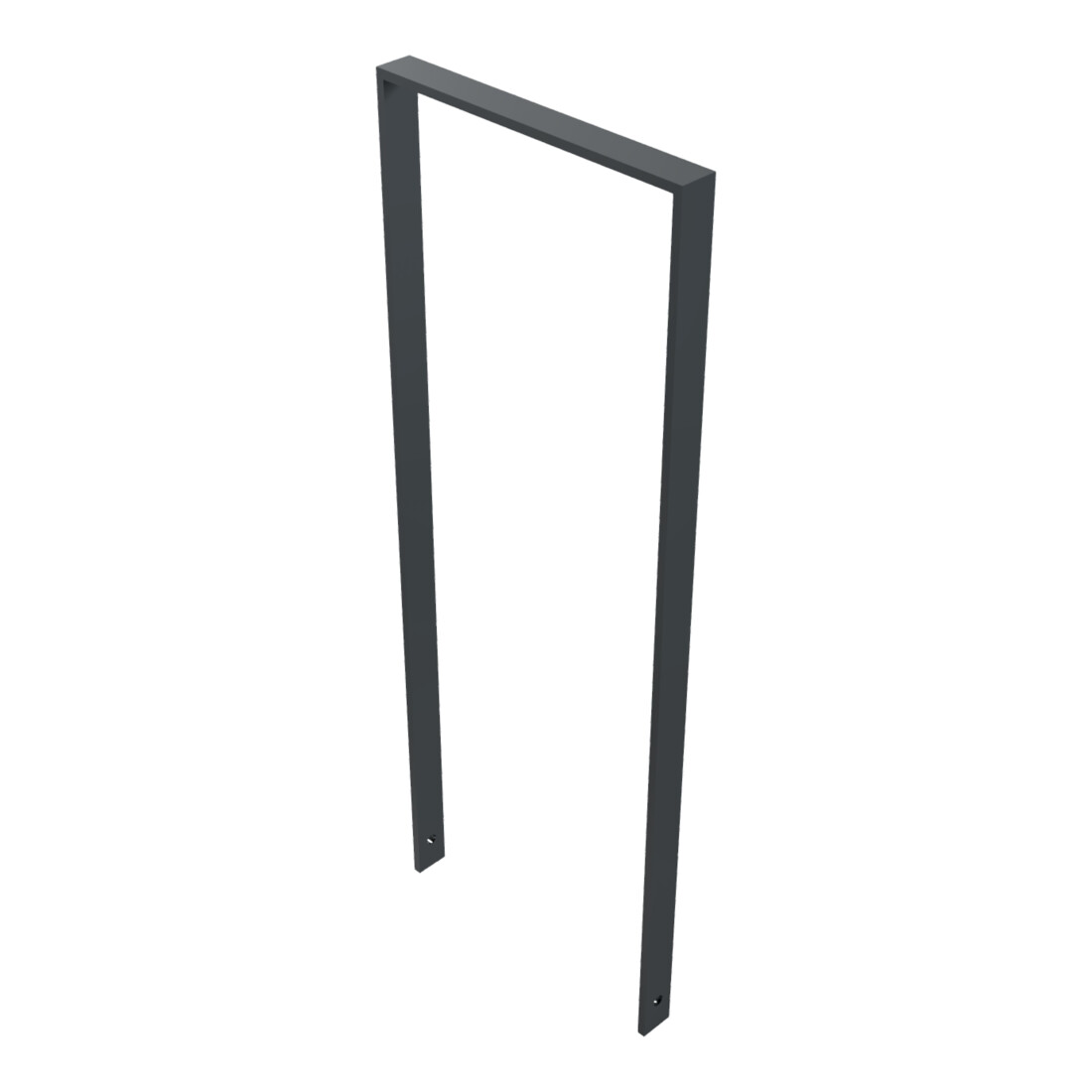 Schake Flachstahlbügel 50x12mm, Breite: 450mm Gesamthöhe:1200 mm ohne Querholm, beschichtet
