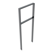 Schake Flachstahlbügel 50x12mm, Breite: 450mm Gesamthöhe:1200 mm + Querholm, beschichtet-5