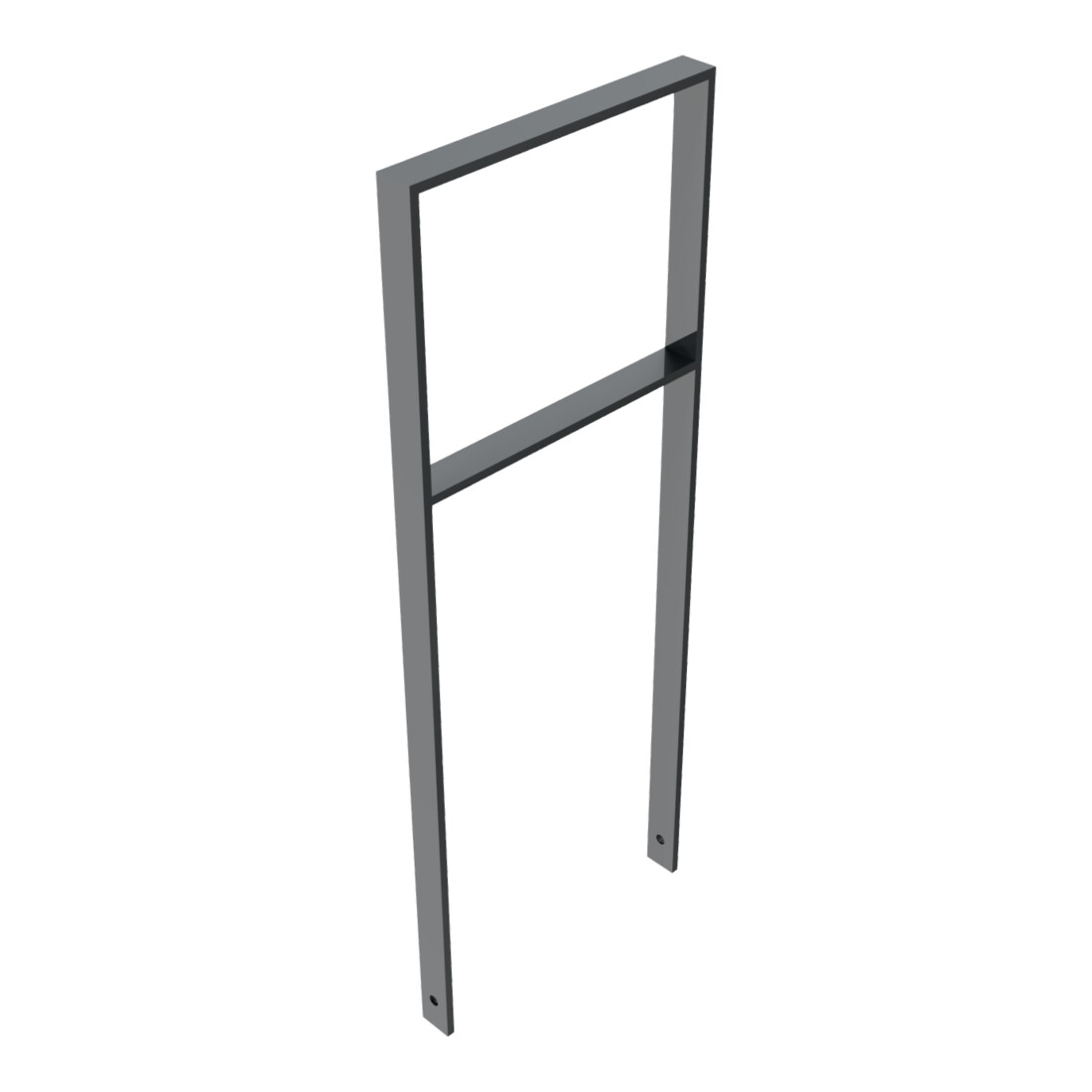 Schake Flachstahlbügel 50x12mm, Breite: 450mm Gesamthöhe:1200 mm + Querholm, beschichtet